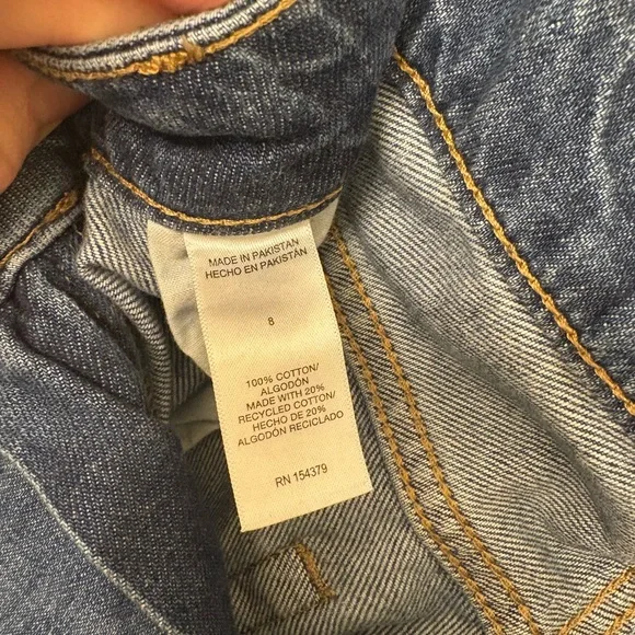 Aeropostale High Rise Wide Leg Jeans Women’s Size 8 100% Cotton - Picture 5 of 7